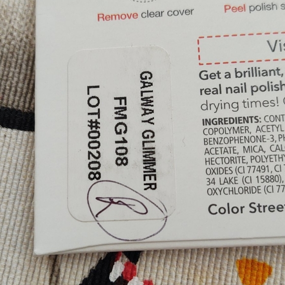 Color Street Retired Galway Glimmer Nail Strips - NWT - Picture 6 of 10